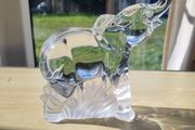 Lenox - a figurine of a standing elephant made of lead crystal