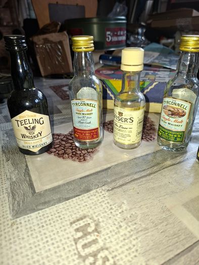 20 Miniature Bottles Kilbeggan, Tullamore, Dublin Etc. Selling as a lot Postage Available