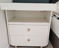Changing table with drawers (IKEA MYLLRA)