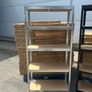 5x bays of galvanised flatpacked shelving Image 2