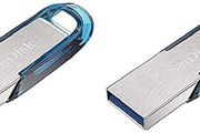 SanDisk Ultra Flair 64 GB USB 3.0 Flash Drive, Upto 150MB/s read - Blue (Pack of 2)