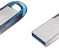 SanDisk Ultra Flair 64 GB USB 3.0 Flash Drive, Upto 150MB/s read - Blue (Pack of 2)
