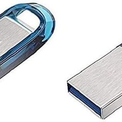 SanDisk Ultra Flair 64 GB USB 3.0 Flash Drive, Upto 150MB/s read - Blue (Pack of 2)
