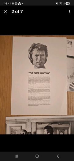 The Eiger Sanction Press Kit Clint Eastwood 1975