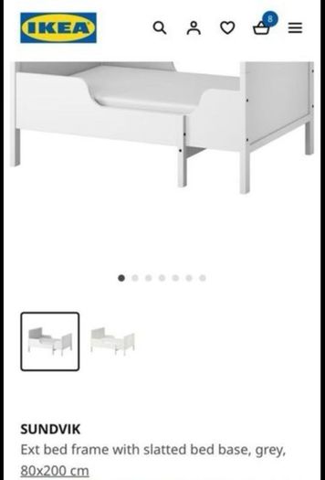 Selling IKEA extendable bed, mattress and duvet