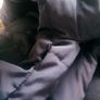 Girls navy winter coat Image 5