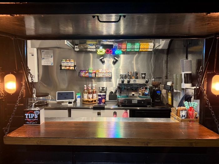 Full equipped coffee trailer