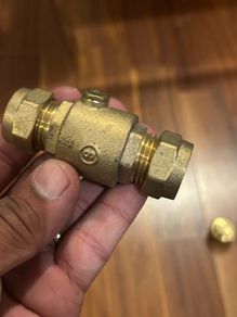 double check valve non-return valve 15mm