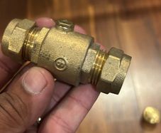 double check valve non-return valve 15mm