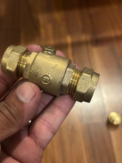 double check valve non-return valve 15mm
