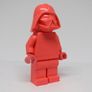 LEGO Darth Vader Unreleased Star Wars Prototype Coral Colour Monochrome Minifigure Extremely Rare And Hard To Find Image 4