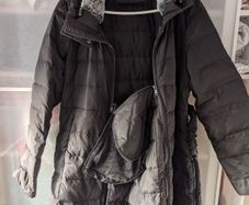 Seraphine black maternity jacket