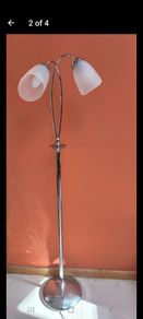 Chrome floor lamp