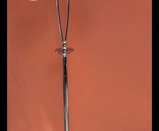 Chrome floor lamp