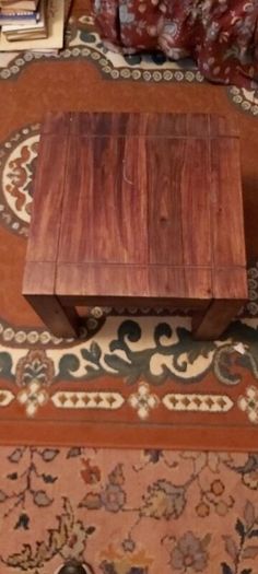 Solid Wood Coffee Side Table