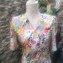 Vintage French floral dress Image 2