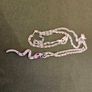 Sliver necklase - chain and silver ring snake Image 10