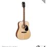Cort AD810 Acoustic Guitar Image 5