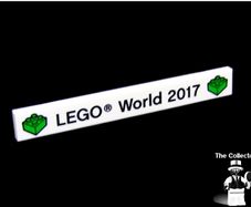 Lego World Fair Promotion Tile from Denmark 2017 A Rare Promotion Tile From Private Collection Collected At The Lego World Fair in Bella Center Copenhagen Denmark February 2017 RARE AND HARD TO FIND