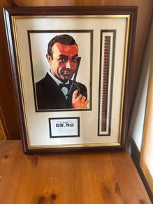 James Bond 007 framed Dr NO with film cells