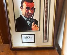 James Bond 007 framed Dr NO with film cells