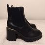 New Look Black Ankle Boots Image 4