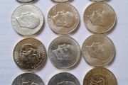 Lot C OF Six 40% Silver Eisenhower Dollars