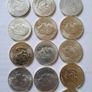 Lot B of 6 Eisenhower 40% Silver Dollars Image 2