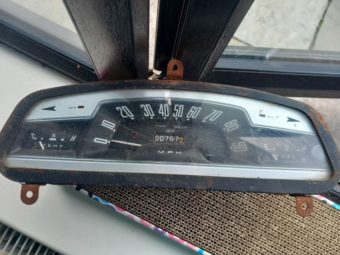 Vintage Smiths Speedometer Cluster - Austin A40 Farina Mk2 Deluxe - Quick Sale