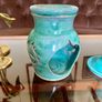 Vintage Michael Kennedy Sligo Handmade Oil Burner Turquoise Burren Blue Image 8