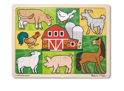 New Melissa & Doug Farm Jigsaw (24 Pieces)