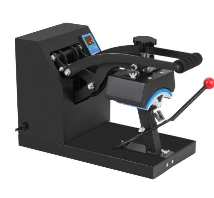 BRAND NEW Heat Press 6x3.75Inch Curved Element Hat Press Clamshell Design for Hats Rigid Steel Frame