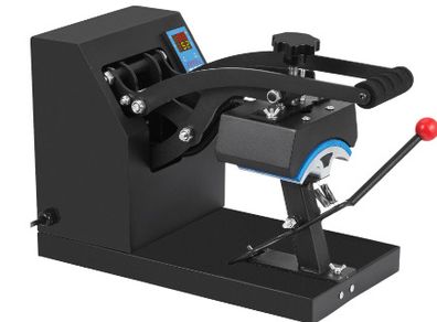 BRAND NEW Heat Press 6x3.75Inch Curved Element Hat Press Clamshell Design for Hats Rigid Steel Frame