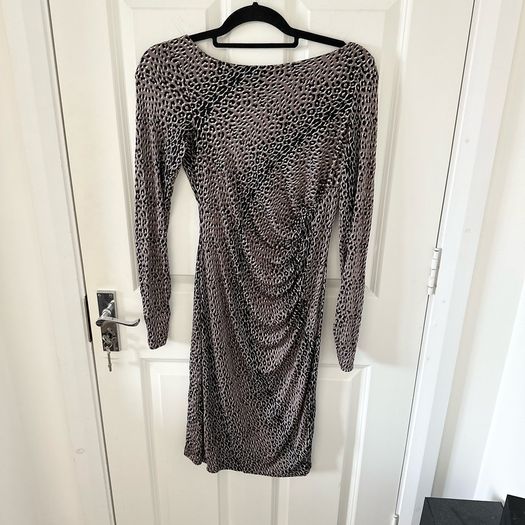 L.K.Bennett Silk Animal Print Dress UK10