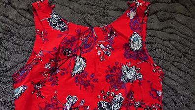 Red Midi Dress Size 8-10