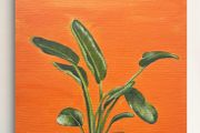 Original acrylic painting on canvas board