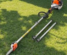 Gas Pole Saw, 33CC 2 Stroke Gas Powered Pole Saws with 20.3 cm Cutting Bar, Cordless Tree Trimmer with 850ml Fuel Tank, 2 to 3.5 m Extendable