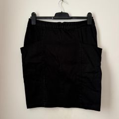 GLAMOROUS Black Skirt With Side Pockets Size 14!