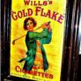 Vintage Framed 'Wills' Wooden Framed Advertisement Image 6