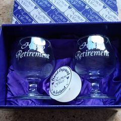 bnib eamon glass retirement gift