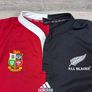 Vintage 2005 Adidas British & Irish Lions All Blacks Tour Rugby Jersey Shirt Mens XL Image 4
