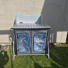 Portable Camping Kitchen / Folding Camp Cupboard Table
