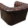 Vintage Deep Button ox-blood leather Chesterfield Image 4