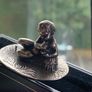 Antique Silver Cherub Figure Image 4