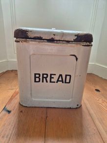Vintage Metal Bread Bin