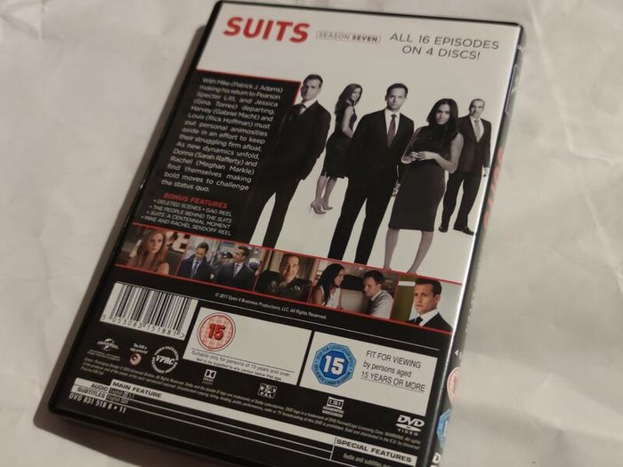 Suits Complete Season 7 Dvd Boxset