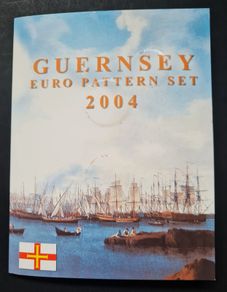 Guernsey 2004 Euro Pattern 8 Coin Set