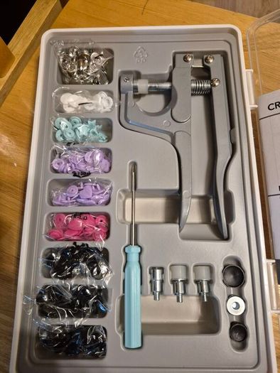 Press Stud Set With Pliers