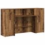 Reception Desk Old Wood Image 2