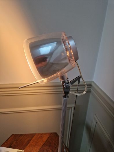 Vintage articulated desk lamp | Lumilampe - Brilliant | industrial design metal 1980